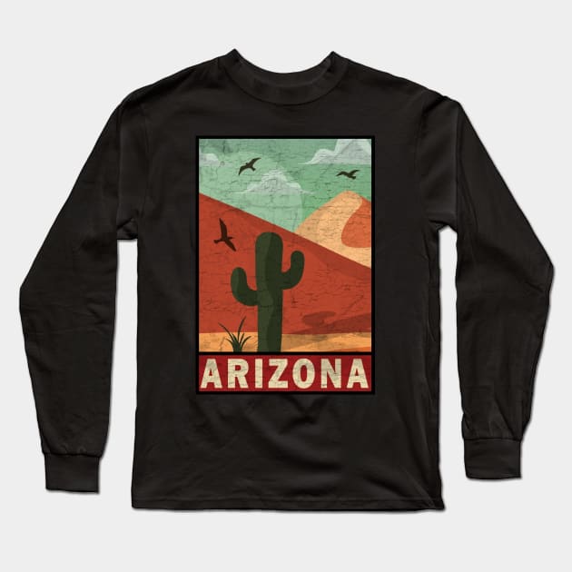 Arizona Long Sleeve T-Shirt by valentinahramov